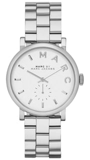  Shop Authentic Marc Jacobs Baker White Dial Silver Steel Strap Watch for Women - MBM3242 - Luxxuri