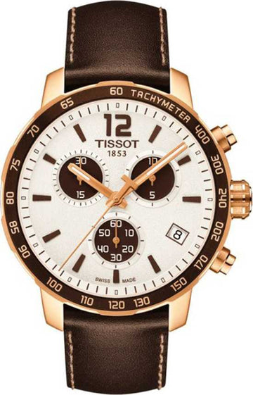  Shop Authentic Tissot Quickster Chronograph Silver Dial Watch For Men - T095.417.36.037.01 - Luxxuri
