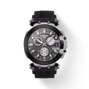  Shop Authentic Tissot T Race Chronograph Anthracite Black Dial Black Silicone Strap Watch For Men - T115.417.27.061.00 - Luxxuri