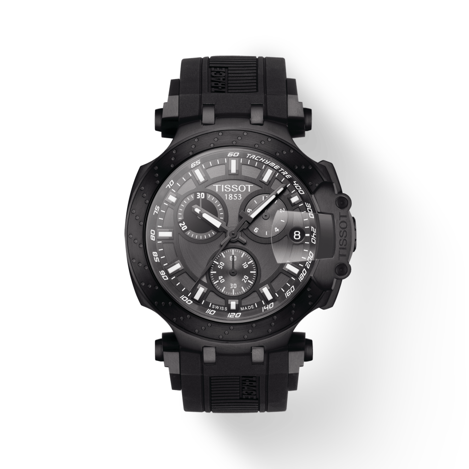  Shop Authentic Tissot T Race Chronograph Anthracite Black Dial Black Silicone Strap Watch For Men - T115.417.37.061.03 - Luxxuri