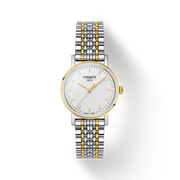  Shop Authentic Tissot T Classic Everytime Small White Dial Two Tone Mesh Bracelet Watch For Women - T109.210.22.031.00 - Luxxuri