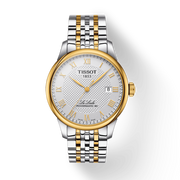  Shop Authentic Tissot T Classic Le Locle Powermatic 80 Silver Dial Two Tone Steel Strap Watch For Men - T0064072203301 - Luxxuri