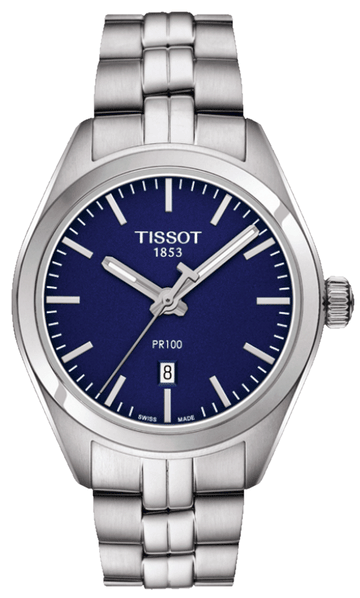  Shop Authentic Tissot PR 100 Lady Blue Dial Quartz Watch For Women - T101.210.11.041.00 - Luxxuri