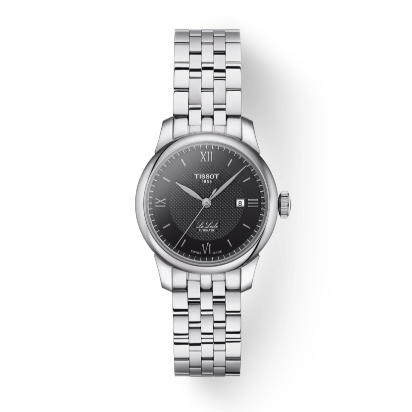  Shop Authentic Tissot Le Locle Automatic Lady Black Dial Silver Steel Strap Watch For Women - T006.207.11.058.00 - Luxxuri
