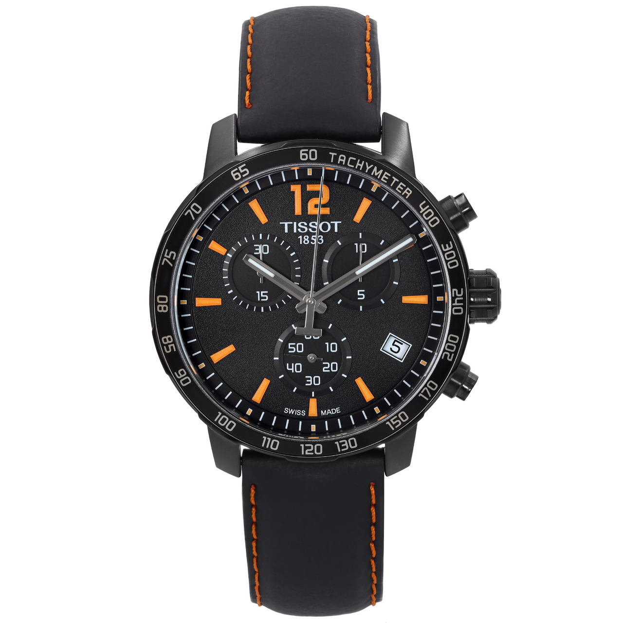 Shop Authentic Tissot Quickster Chronograph Black Dial Watch For Men - T095.417.36.057.00 - Luxxuri