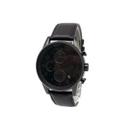  Shop Authentic Hugo Boss Navigator Black Dial Black Leather Strap Watch for Men - 1513497 - Luxxuri