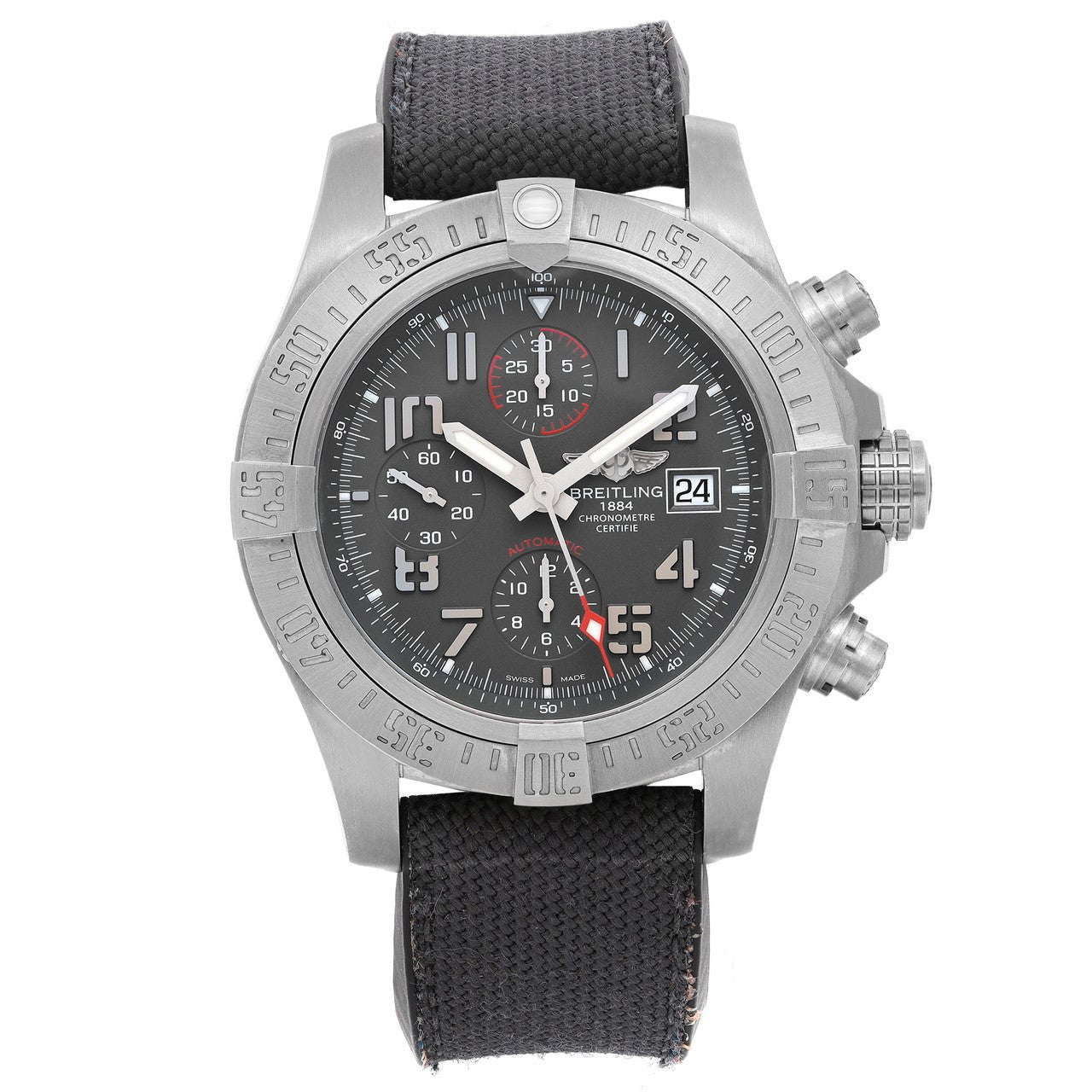  Shop Authentic Breitling Avenger Bandit 45mm Anthracite Dial Black Nylon Strap Watch for Men - E13383101M1W1 - Luxxuri