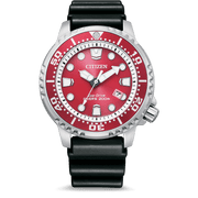  Shop Authentic Citizen Eco Drive Promaster Marine Red Dial Black Rubber Strap Watch For Men - BN0159-15X - Luxxuri