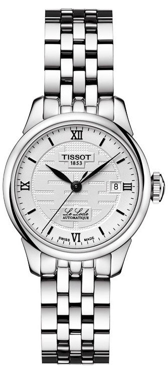  Shop Authentic Tissot Le Locle Automatic Double Happiness Lady Silver Dial Silver Steel Strap Watch For Women - T41.1.183.35 - Luxxuri