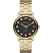  Shop Authentic Marc Jacobs Baker Dexter Black Dial Gold Steel Strap Watch for Women - MBM3421 - Luxxuri
