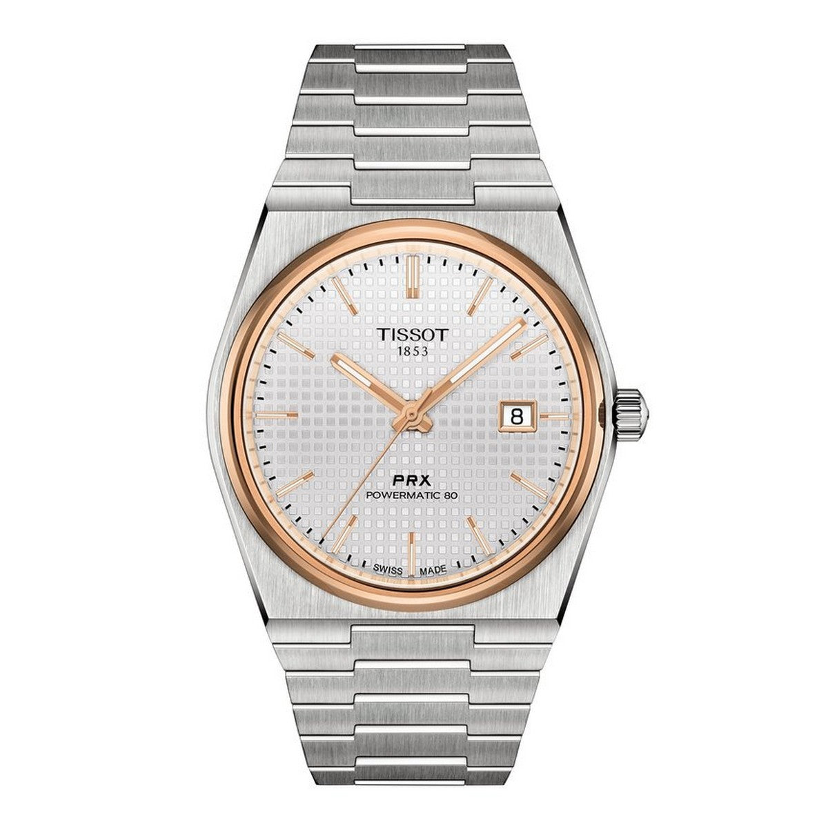  Shop Authentic Tissot PRX Powermatic 80 Silver Dial Silver Steel Strap Watch For Men - T137.407.21.031.00 - Luxxuri