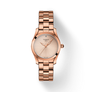  Shop Authentic Tissot T Wave Cream Dial Rose Gold Steel Strap Watch For Women - T112.210.33.451.00 - Luxxuri