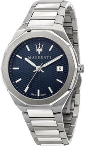  Shop Authentic Maserati Stile Blue Dial Silver Steel Strap Watch For Men - R8853142006 - Luxxuri