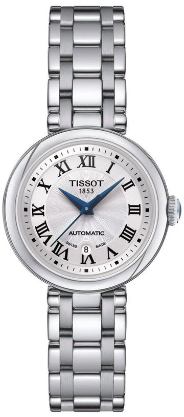  Shop Authentic Tissot Bellissima Automatic Silver Dial Silver Steel Strap Watch For Women - T126.207.11.013.00 - Luxxuri