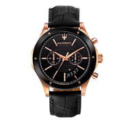  Shop Authentic Maserati Circuito Black Dial Black Leather Strap Watch For Men - R8871627001 - Luxxuri