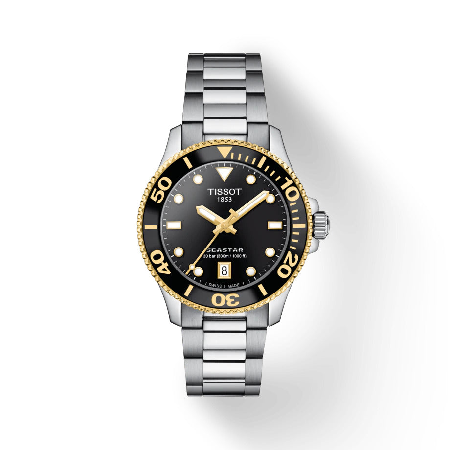  Shop Authentic Tissot Seastar 1000 Black Dial Silver Steel Strap Watch For Men - T120.210.21.051.00 - Luxxuri