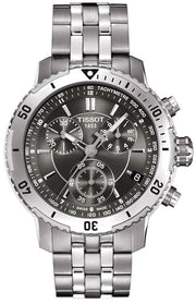  Shop Authentic Tissot PRS 200 Grey Dial Chronograph Grey Dial Silver Steel Strap Watch For Men - T067.417.11.051.00 - Luxxuri