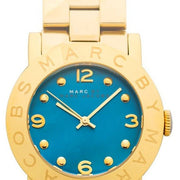  Shop Authentic Marc Jacobs Amy Green Dial Gold Steel Strap Watch for Women - MBM8624 - Luxxuri