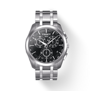 Shop Authentic Tissot Couturier Chronograph Black Dial Silver Steel Strap Watch For Men - T035.617.11.051.00 - Luxxuri