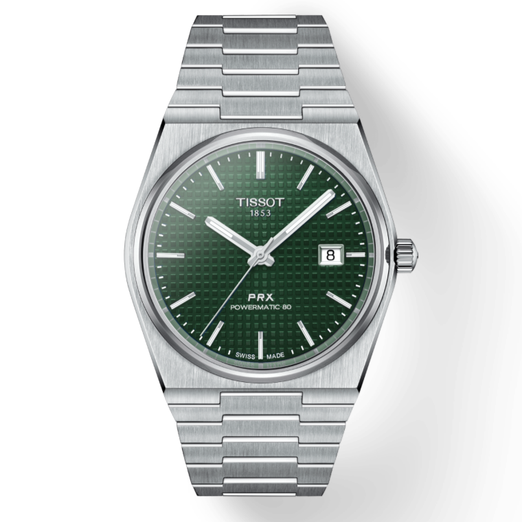  Shop Authentic Tissot PRX Powermatic 80 Green Dial Silver Steel Strap Watch For Men - T137.407.11.091.00 - Luxxuri
