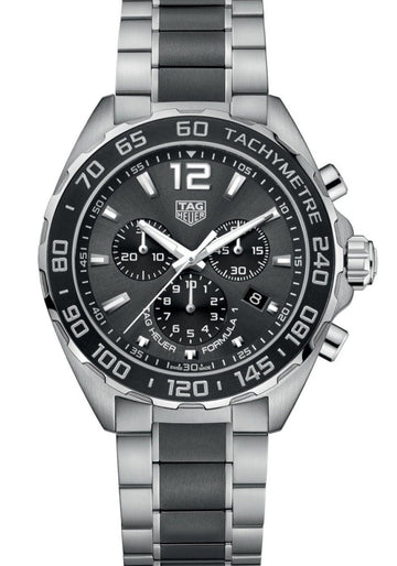  Shop Authentic Tag Heuer Formula 1 Anthracite Dial Two Tone Steel Strap Watch For Men - CAZ1011.BA0843 - Luxxuri