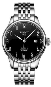  Shop Authentic Tissot T Classic Powermatic 80 Black Dial Silver Steel Strap Watch For Men - T41.1.483.52 - Luxxuri