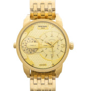  Shop Authentic Diesel Mini Daddy Gold Dial Gold Steel Strap Watch For Men - DZ7306 - Luxxuri