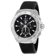  Shop Authentic Tag Heuer Aquaracer Chronograph Black Dial Black Rubber Strap Watch for Men - CAY1110.FT6041 - Luxxuri