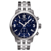  Shop Authentic Tissot PRC 200 Chronograph Blue Dial Silver Steel Strap Watch For Men - T055.417.11.047.00 - Luxxuri