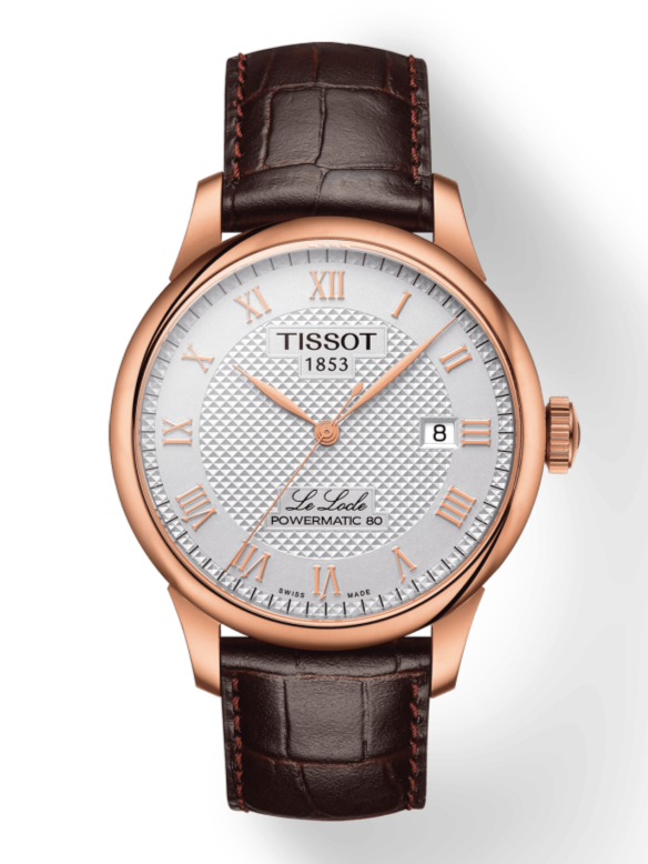  Shop Authentic Tissot Le Locle Powermatic 80 Silver Dial Brown Leather Strap Watch For Men - T006.407.36.033.00 - Luxxuri