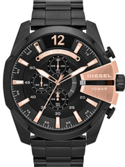  Shop Authentic Diesel Mega Chief Black Dial Black Steel Strap Watch For Men - DZ4309 - Luxxuri