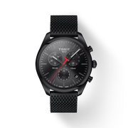  Shop Authentic Tissot T Classic PR 100 Chronograph Black Dial Black Mesh Bracelet Watch For Men - T101.417.33.051.00 - Luxxuri