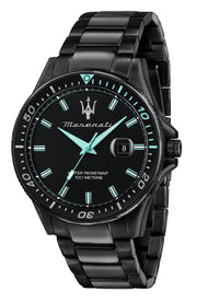  Shop Authentic Maserati SFIDA Aqua Edition Analog Black Dial Black Steel Strap Watch For Men - R8853144001 - Luxxuri