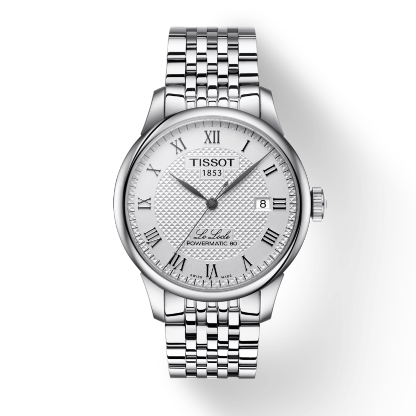  Shop Authentic Tissot Le Locle Powermatic 80 Silver Dal Silver Steel Strap Watch For Men - T006.407.11.033.00 - Luxxuri