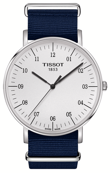  Shop Authentic Tissot T Classic Everytime Large White Dial Blue NATO Strap Watch For Men - T109.610.17.037.00 - Luxxuri