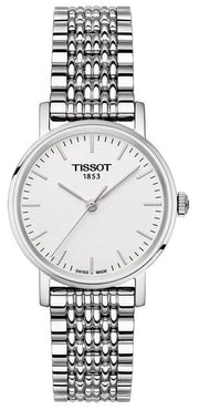  Shop Authentic Tissot Everytime Small White Dial Silver Mesh Bracelet Watch For Women - T109.210.11.031.00 - Luxxuri