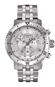  Shop Authentic Tissot PRS 200 Chronograph Silver Dial Watch For Men - T067.417.11.031.00 - Luxxuri