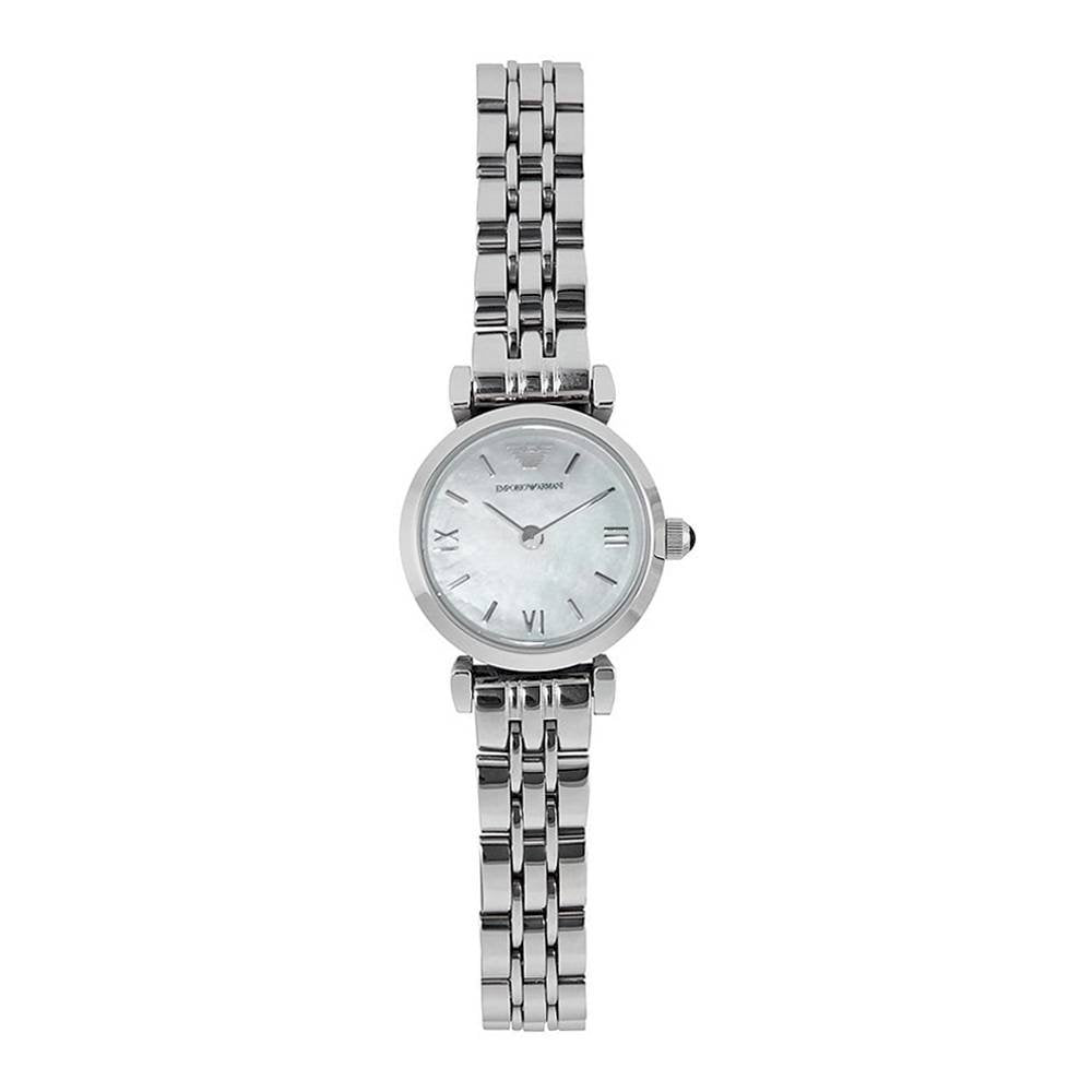  Shop Authentic Emporio Armani Gianni White Dial Silver Steel Strap Watch For Women - AR1763 - Luxxuri