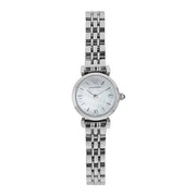  Shop Authentic Emporio Armani Gianni White Dial Silver Steel Strap Watch For Women - AR1763 - Luxxuri
