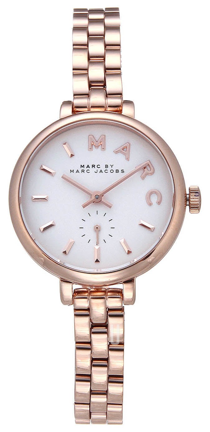 Shop Authentic Marc Jacobs Sally White Dial Rose Gold Steel Strap Watch for Women - MBM8643 - Luxxuri