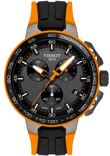  Shop Authentic Tissot T Race Cycling Chronograph Black Dial Two Tone Rubber Strap Watch For Men - T111.417.37.441.04 - Luxxuri