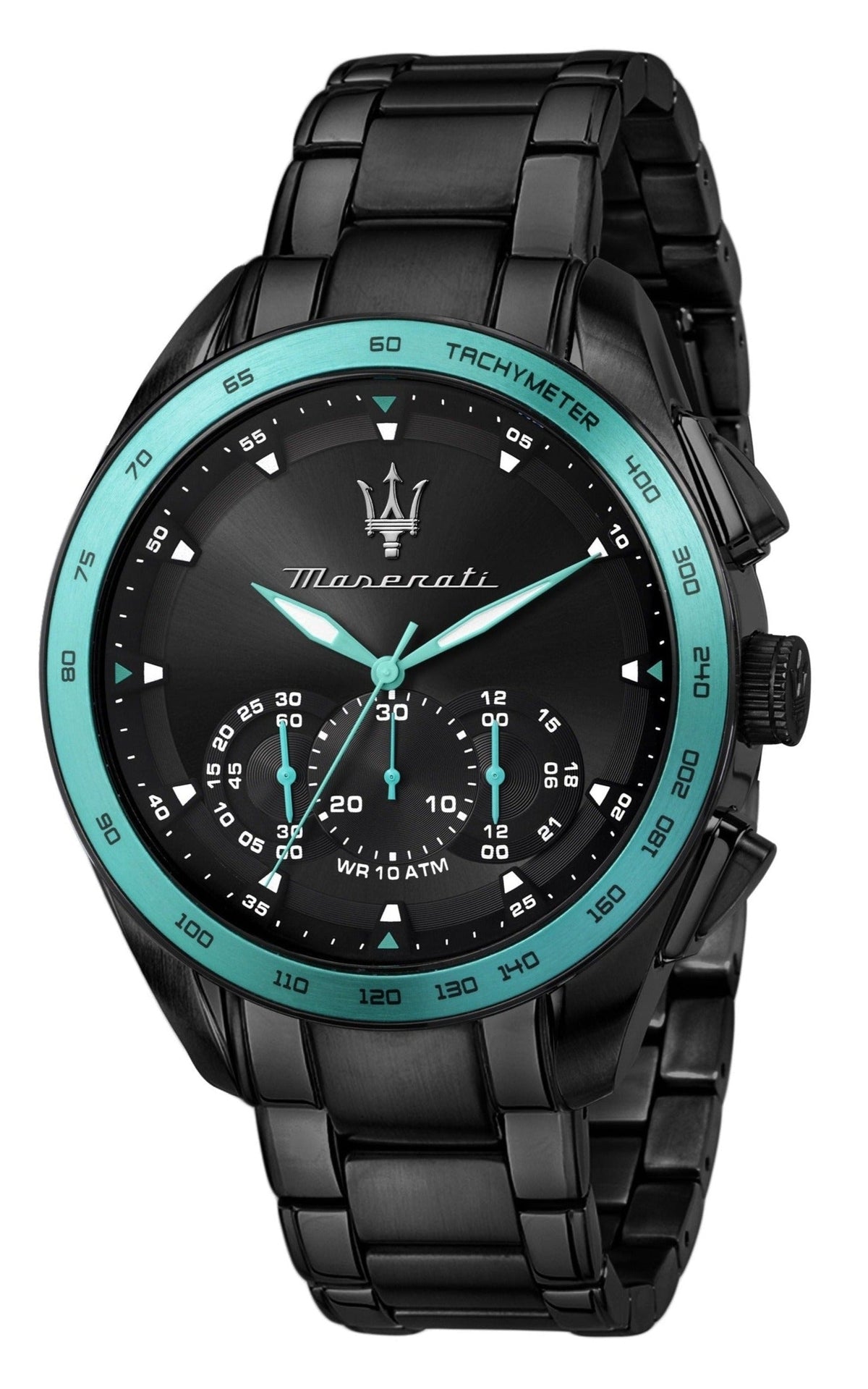  Shop Authentic Maserati Traguardo Aqua Edition Black Dial Black Steel Strap Watch For Men - R8873644002 - Luxxuri