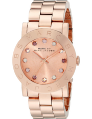  Shop Authentic Marc Jacobs Amy Dexter Rose Gold Dial Rose Gold Steel Strap Watch for Women - MBM3216 - Luxxuri