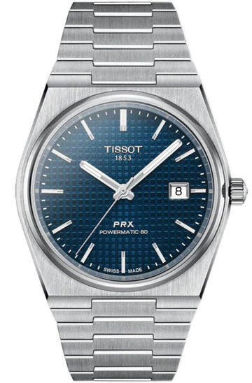  Shop Authentic Tissot PRX Powermatic 80 Blue Dial Silver Steel Strap Watch For Men - T137.407.11.041.00 - Luxxuri