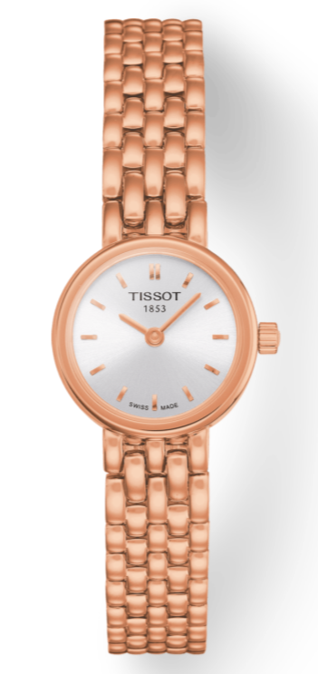  Shop Authentic Tissot T Lady Lovely Silver Dial Rose Gold Steel Strap Watch For Women - T058.009.33.031.01 - Luxxuri