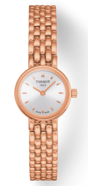  Shop Authentic Tissot T Lady Lovely Silver Dial Rose Gold Steel Strap Watch For Women - T058.009.33.031.01 - Luxxuri
