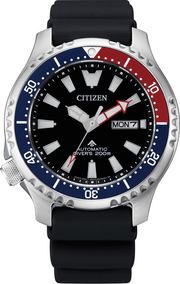  Shop Authentic Citizen Promaster Automatic 200M Diver Fugu Limited Edition Black Dial Black Rubber Strap Watch For Men - NY0110 - Luxxuri