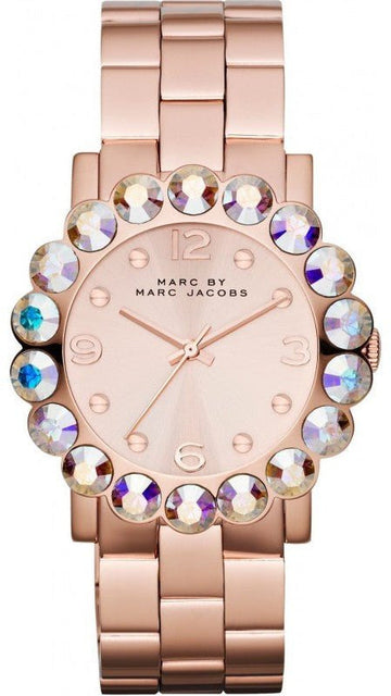  Shop Authentic Marc Jacobs Amy Rose Gold Dial Rose Gold Steel Strap Watch for Women - MBM3223 - Luxxuri