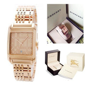  Shop Authentic Burberry Nova Check Quartz Rose Gold Dial Rose Gold Steel Strap Watch for Women - BU1578 - Luxxuri