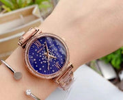  Shop Authentic Michael Kors Darci Blue Dial Rose Gold Steel Strap Watch for Women - MK3728 - Luxxuri